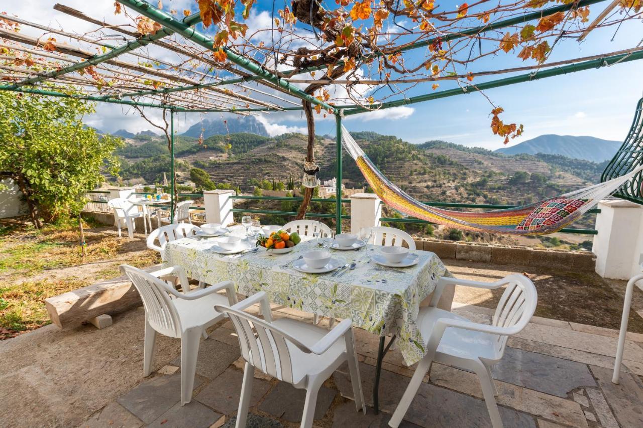 Casa Marcelino Y Pepa Rosa Βίλα Sella Εξωτερικό φωτογραφία